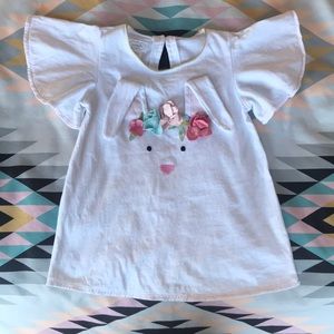 Mudpie 2t-3t easter bunny shirt